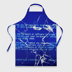 Фартук кулинарный Синий экран смерти виндовс, цвет: 3D-принт