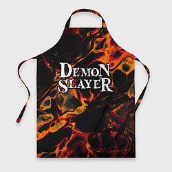 Фартук кулинарный Demon Slayer red lava, цвет: 3D-принт
