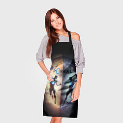 Фартук кулинарный Люди в портале, цвет: 3D-принт — фото 2