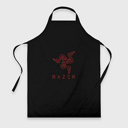 Фартук Razer red logo