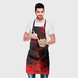 Фартук кулинарный God of war ragnar blood, цвет: 3D-принт — фото 2