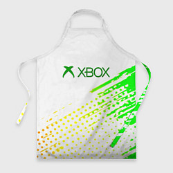 Фартук кулинарный Xbox краски текстура геймер, цвет: 3D-принт