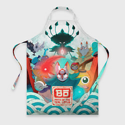 Фартук кулинарный Персонажи Bo path of the teal lotus, цвет: 3D-принт