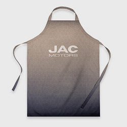 Фартук кулинарный Jac motors сине-бежевый, цвет: 3D-принт