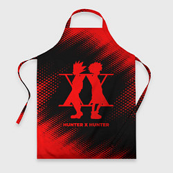 Фартук кулинарный Hunter x Hunter - red gradient, цвет: 3D-принт