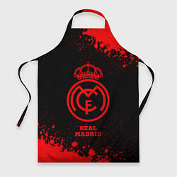 Фартук кулинарный Real Madrid - red gradient, цвет: 3D-принт