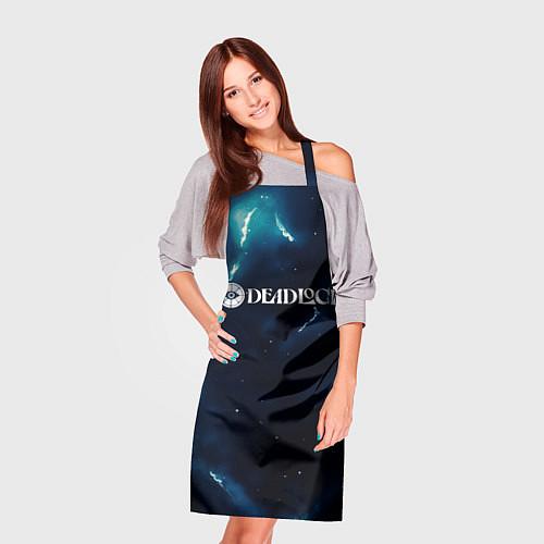 Фартук Deadlock logo синие молнии / 3D-принт – фото 3