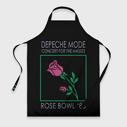 Фартук кулинарный Depeche Mode - Rose Bowl, цвет: 3D-принт