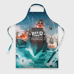 Фартук кулинарный Wartunder корабль авианосец, цвет: 3D-принт