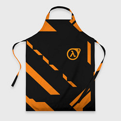 Фартук кулинарный Half life geometry orange, цвет: 3D-принт