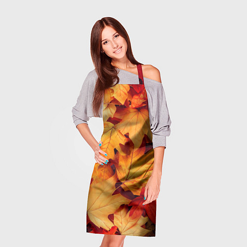 Фартук Осенние кленовые листья / 3D-принт – фото 3