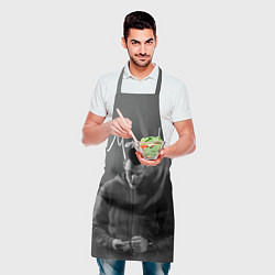 Фартук кулинарный Певец Макан, цвет: 3D-принт — фото 2