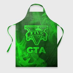 Фартук кулинарный GTA - green gradient, цвет: 3D-принт