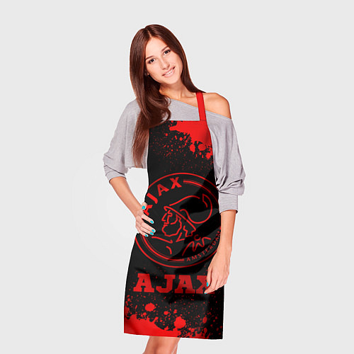 Фартук Ajax - red gradient / 3D-принт – фото 3