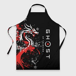 Фартук кулинарный Ghost of Tsushima - snowflakesv, цвет: 3D-принт