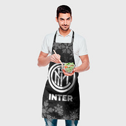 Фартук кулинарный Снежный Inter, цвет: 3D-принт — фото 2