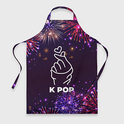 Фартук кулинарный Праздничный K Pop, цвет: 3D-принт