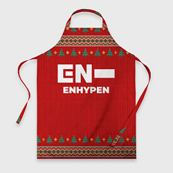 Фартук кулинарный Enhypen new year, цвет: 3D-принт