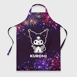 Фартук кулинарный Праздничный Kuromi, цвет: 3D-принт