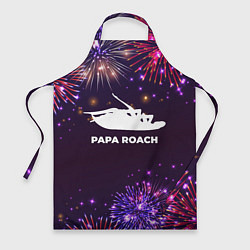 Фартук кулинарный Праздничный Papa Roach, цвет: 3D-принт