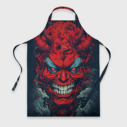 Фартук кулинарный Red demon Oni, цвет: 3D-принт