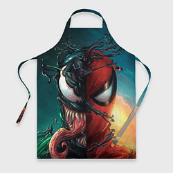 Фартук кулинарный Spider - Venom, цвет: 3D-принт