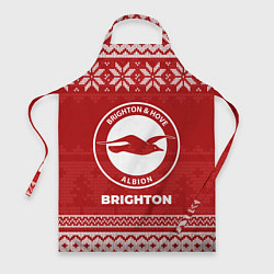 Фартук кулинарный Новогодний Brighton, цвет: 3D-принт