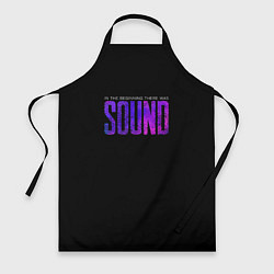 Фартук кулинарный In the beginning was sound, цвет: 3D-принт