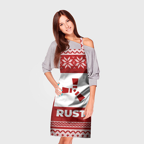 Фартук Новогодний Rust / 3D-принт – фото 3