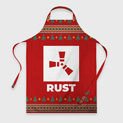 Фартук кулинарный Rust new year, цвет: 3D-принт