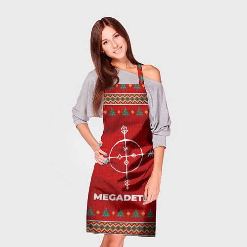 Фартук Megadeth new year / 3D-принт – фото 3