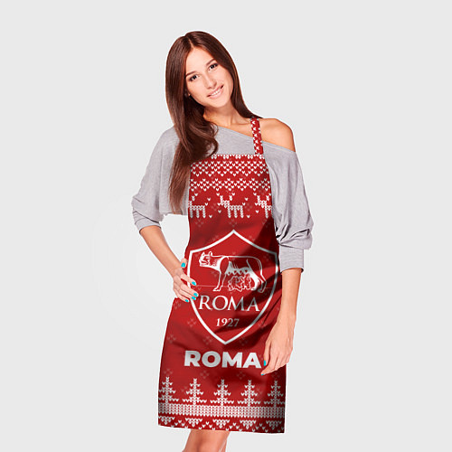 Фартук Новогодний Roma с оленями / 3D-принт – фото 3