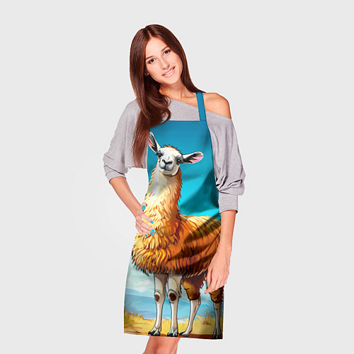 Фартук Лама в прериях / 3D-принт – фото 3