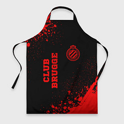 Фартук кулинарный Club Brugge - red gradient вертикально, цвет: 3D-принт