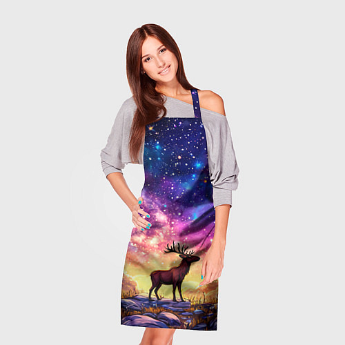 Фартук Лось и звездное небо / 3D-принт – фото 3