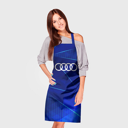 Фартук Audi blue poly / 3D-принт – фото 3