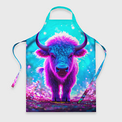 Фартук кулинарный Белый буйвол, цвет: 3D-принт