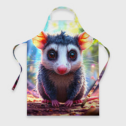 Фартук кулинарный Опоссум в лесу, цвет: 3D-принт