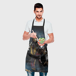 Фартук кулинарный Mortal Kombat - Скорпион, цвет: 3D-принт — фото 2