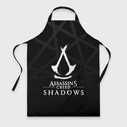 Фартук кулинарный Assassins creed shadows - монохромный, цвет: 3D-принт