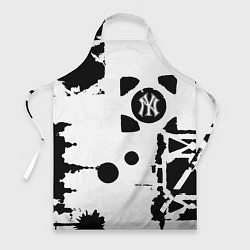 Фартук кулинарный New York yankees - baseball team pattern, цвет: 3D-принт