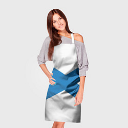 Фартук кулинарный Военно-морской флот: Андреевский флаг, цвет: 3D-принт — фото 2