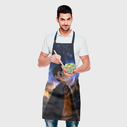Фартук кулинарный Счастливый Гарри Поттер, цвет: 3D-принт — фото 2