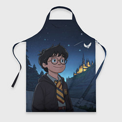 Фартук кулинарный Довольный Гарри Поттер, цвет: 3D-принт