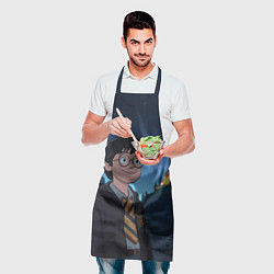 Фартук кулинарный Довольный Гарри Поттер, цвет: 3D-принт — фото 2