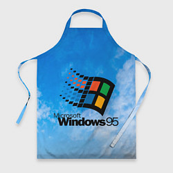 Фартук кулинарный Windows 95 logo, цвет: 3D-принт