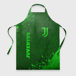 Фартук кулинарный Juventus - green gradient вертикально, цвет: 3D-принт