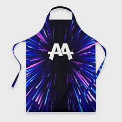 Фартук кулинарный Asking Alexandria neon energy, цвет: 3D-принт