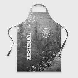 Фартук кулинарный Arsenal - grey gradient вертикально, цвет: 3D-принт