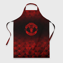 Фартук кулинарный Manchester United red poly, цвет: 3D-принт